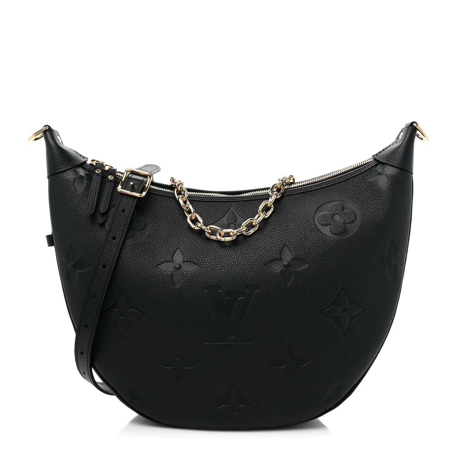 Louis Vuitton Empreinte Monogram Giant Loop Hobo Black 1 of 10