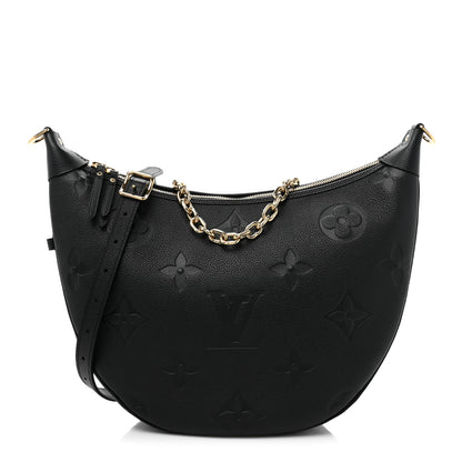 Louis Vuitton Empreinte Monogram Giant Loop Hobo Black 1 of 10