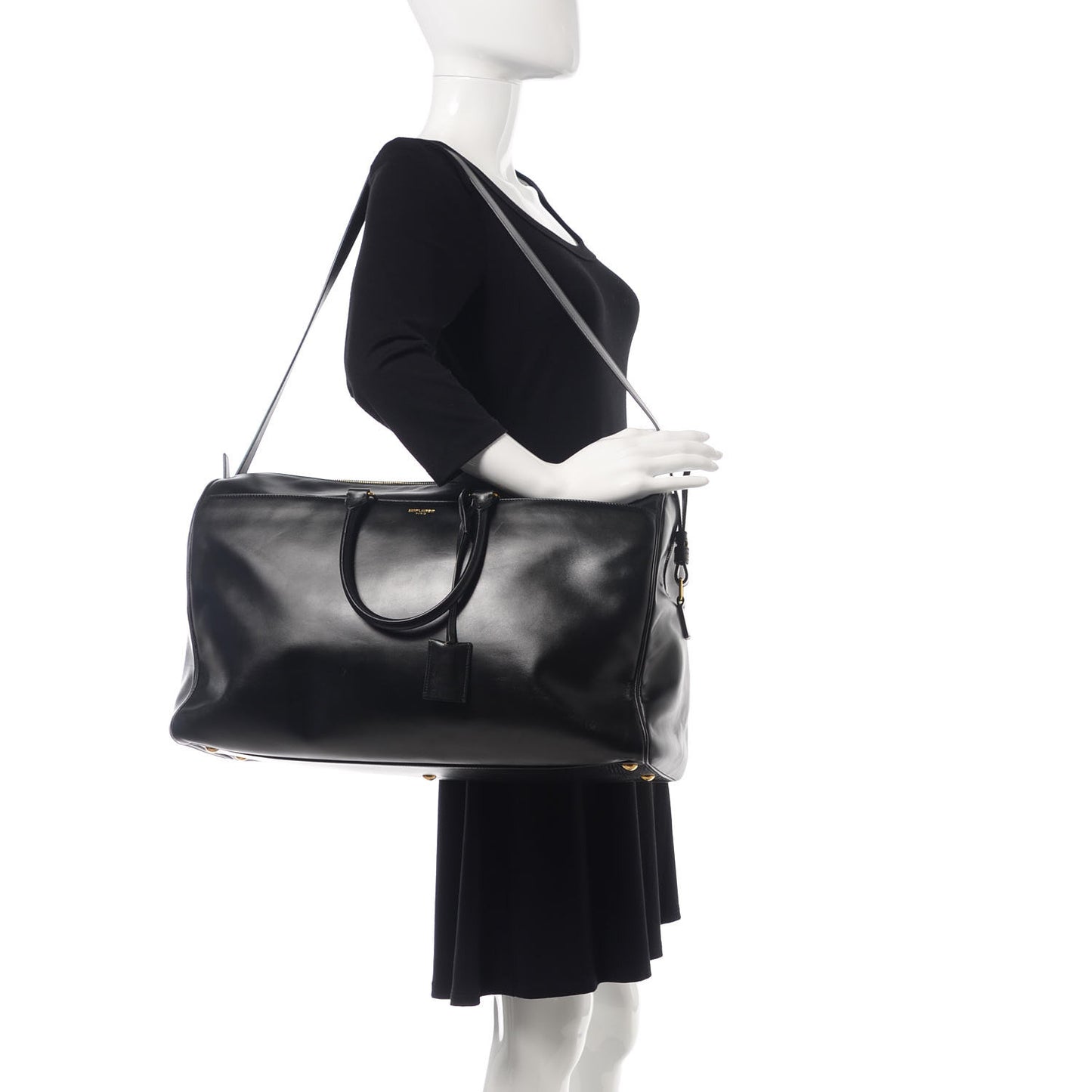 Calfskin Classic Duffle 24 Black