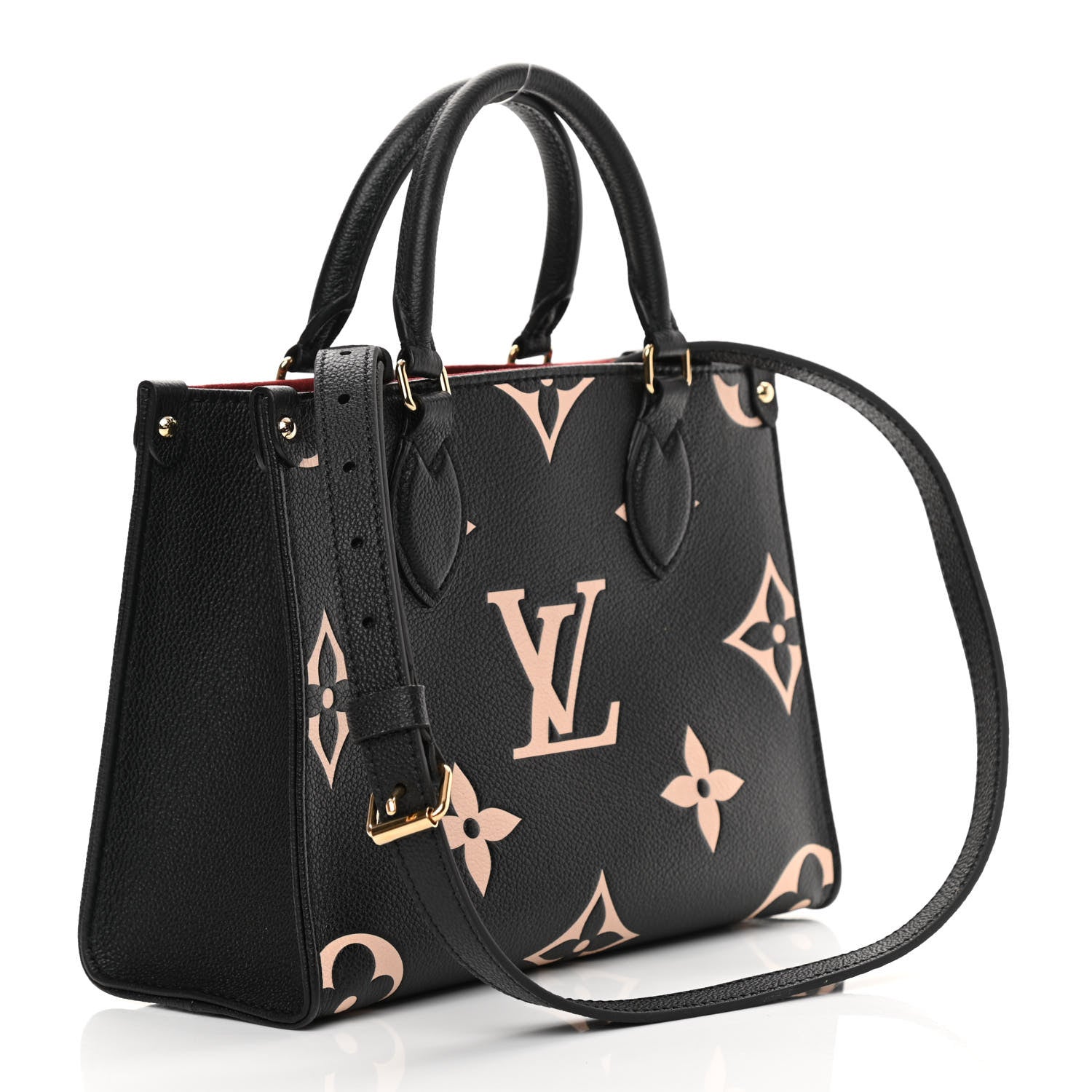 Louis Vuitton Empreinte Monogram Giant Onthego PM Black Beige 3 of 14