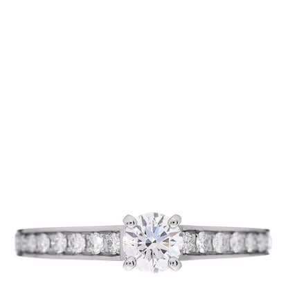 Cartier Platinum Diamond .32ct 1895 Solitaire Engagement Ring 52 6 1 of 7