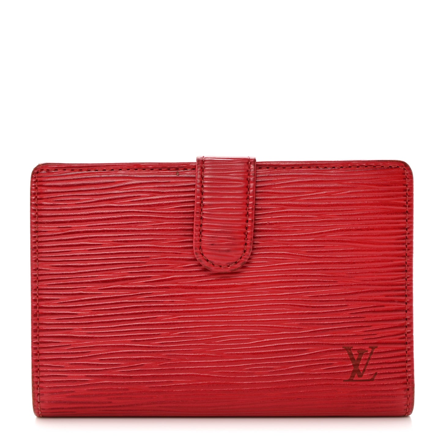 Epi French Purse Wallet Castillan Red