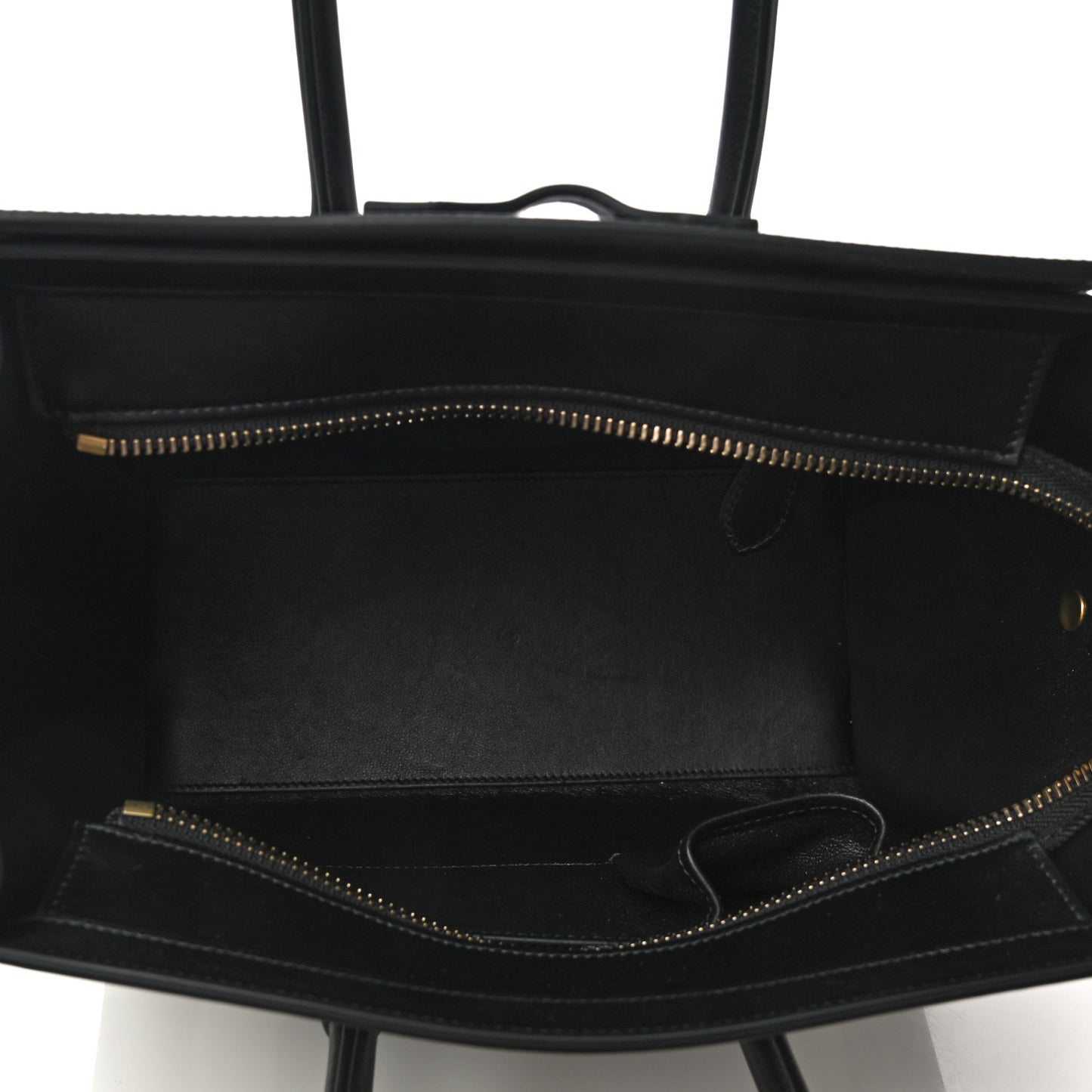 Bullhide Calfskin Micro Bi-Color Luggage Black White