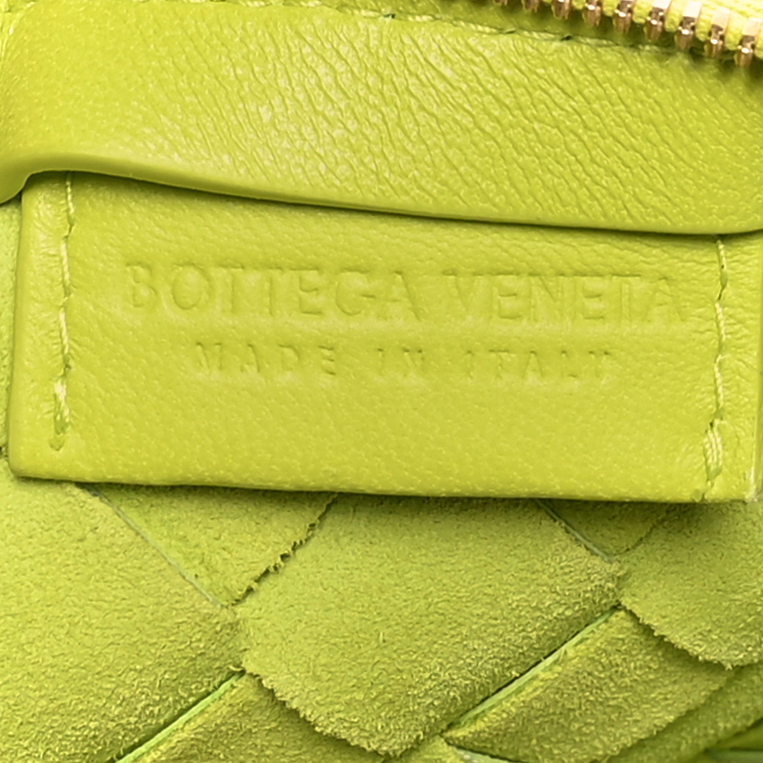 Bottega Veneta Nappa Intrecciato Medium Turn Pouch Acid Kiwi 6 of 9