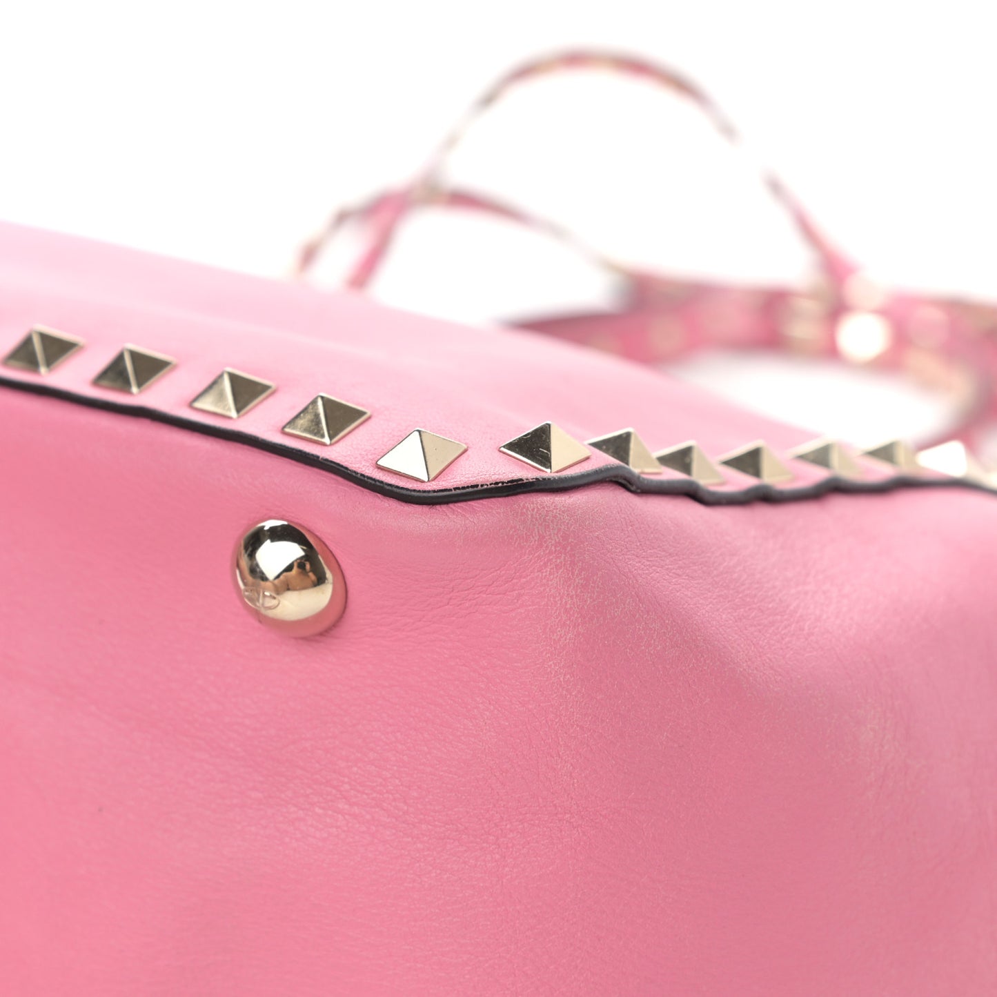 Vitello Small Rockstud Tote Ninphea