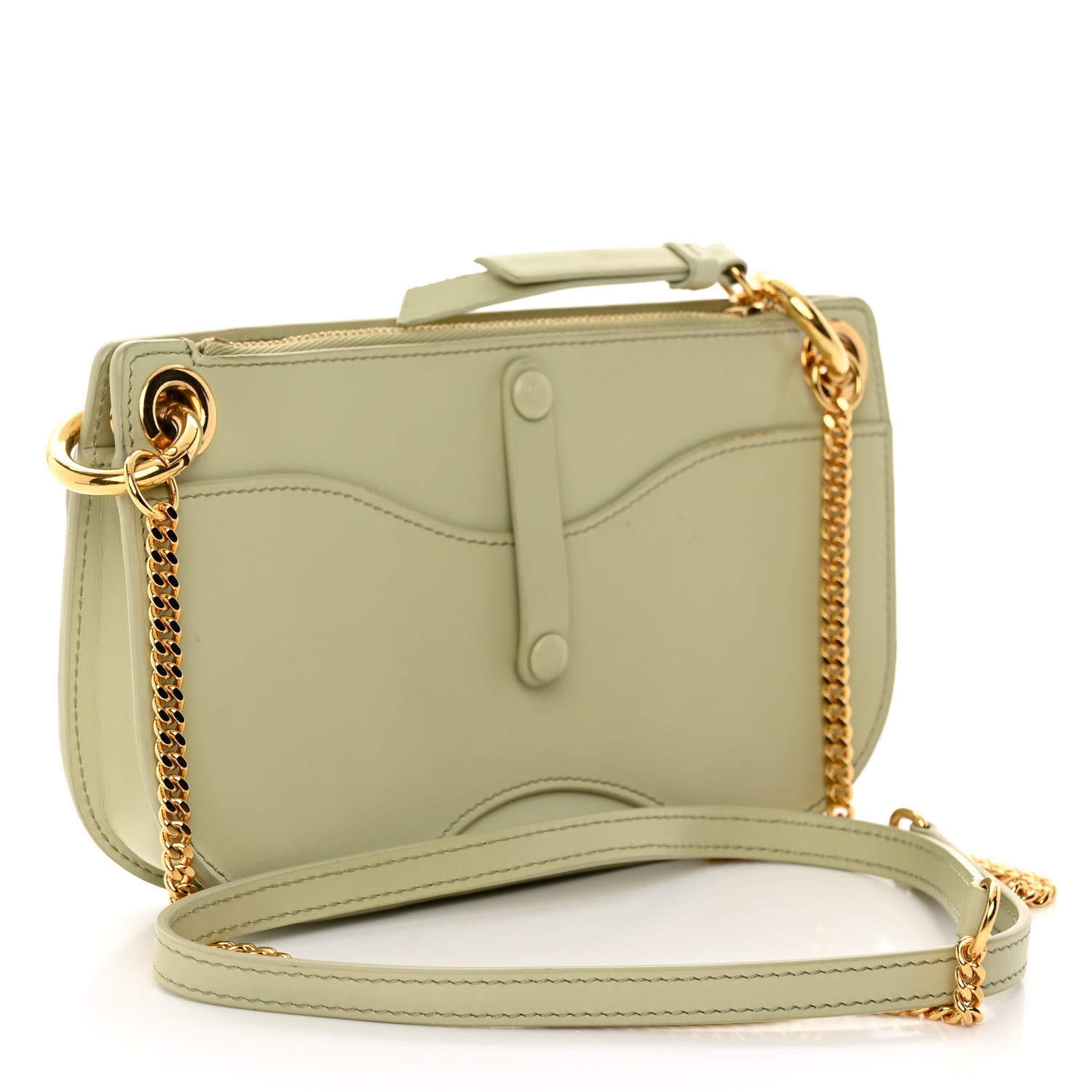 Chloe Calfskin Tess Mini Crossbody Bag Light Eucalyptus 3 of 10