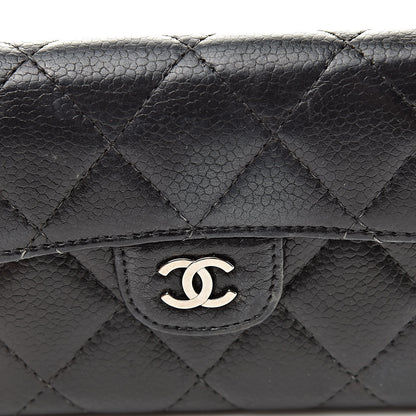 Chanel Caviar Quilted Flap Card Holder Black 14 of 15