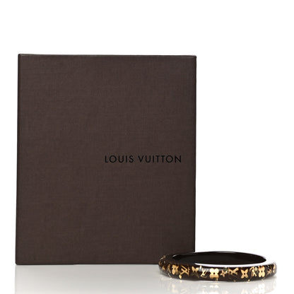 Louis Vuitton Resin Swarovski Medium Inclusion Bracelet PM Marron 7 of 7