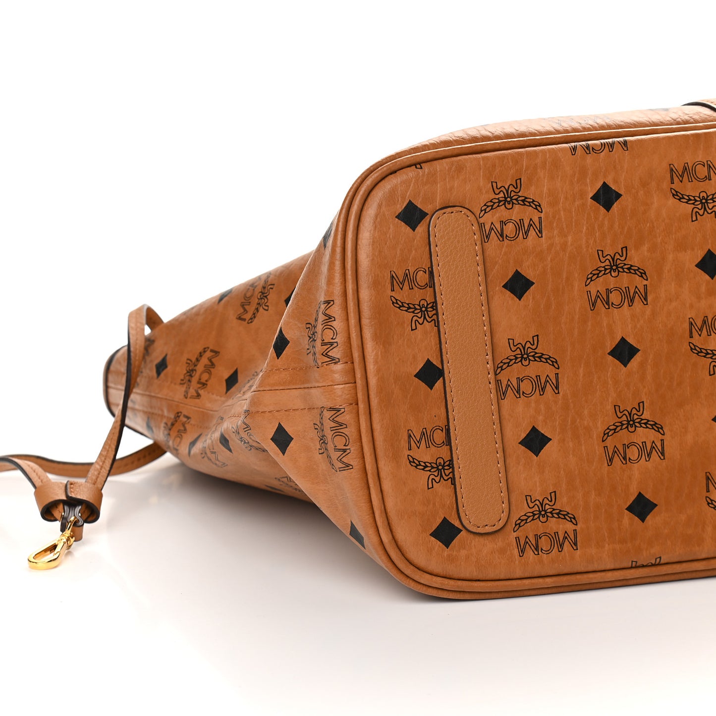 Visetos Medium Liz Reversible Shopper Tote Cognac