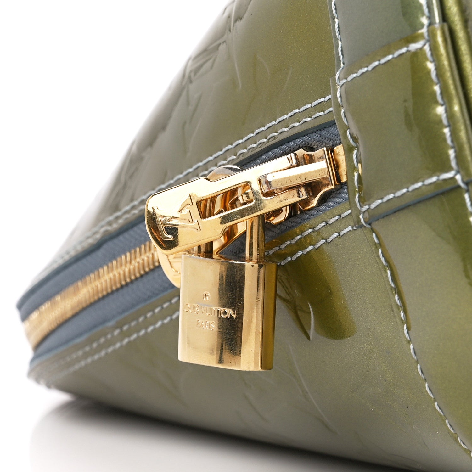 Louis Vuitton Vernis Alma PM Givre 9 of 15