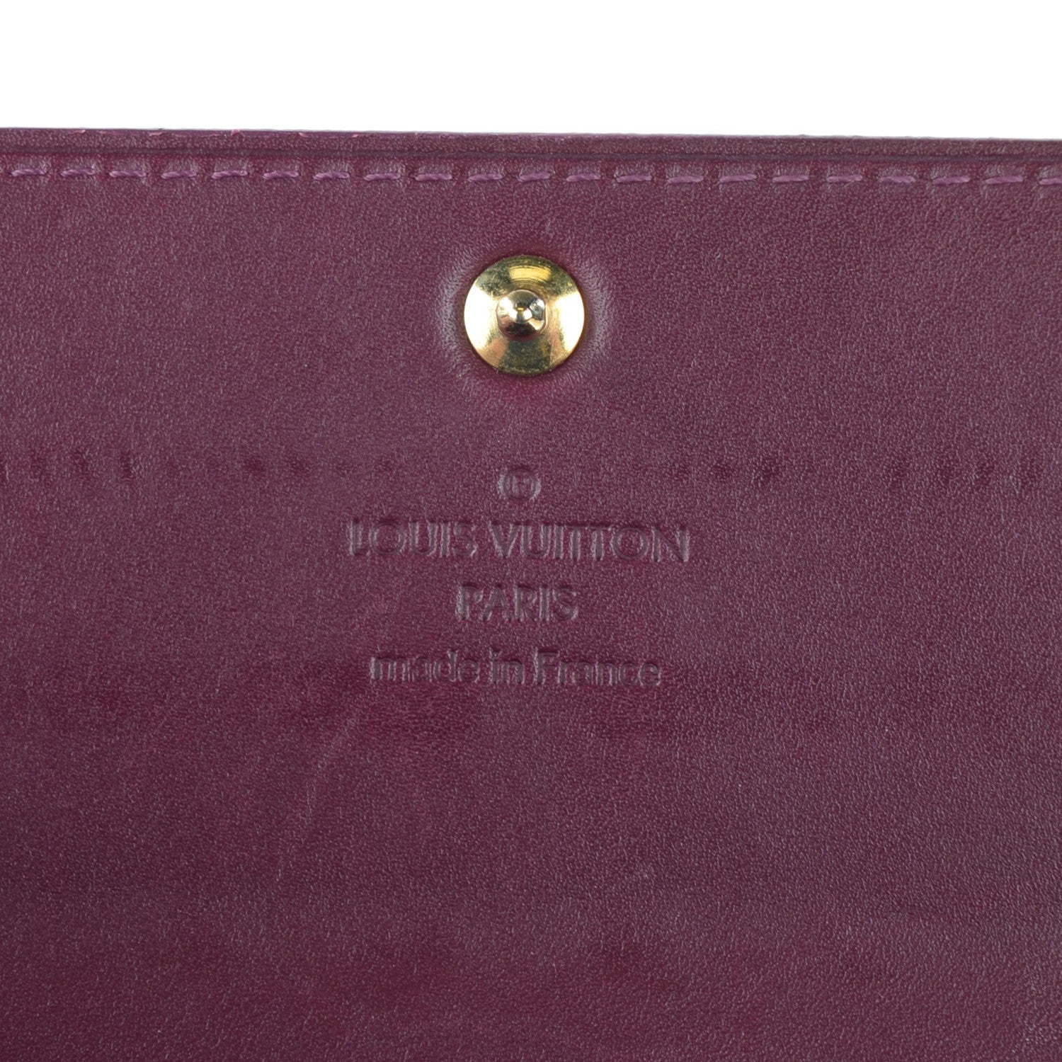 Louis Vuitton Vernis Sarah Wallet Rouge Fauviste 6 of 7