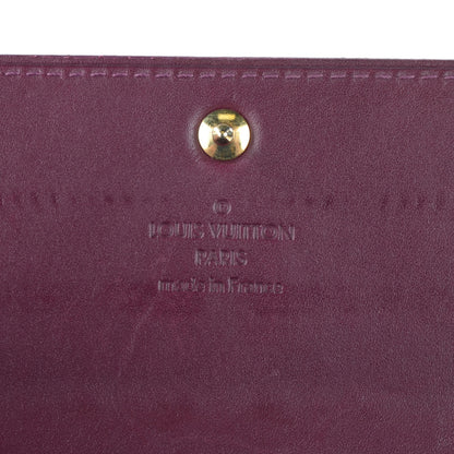 Louis Vuitton Vernis Sarah Wallet Rouge Fauviste 6 of 7