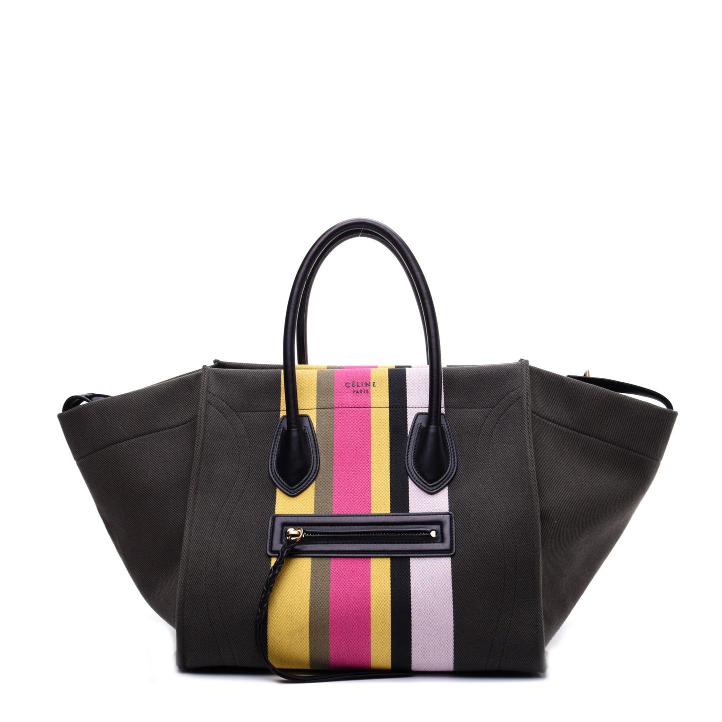 Canvas Striped Medium Phantom Luggage Multicolor