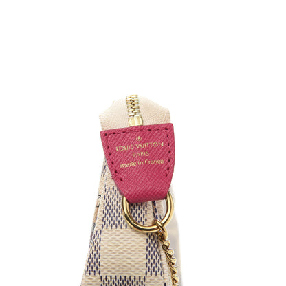 Louis Vuitton Damier Azur 2015 Christmas Animation Mini Pochette Accessories 9 of 10