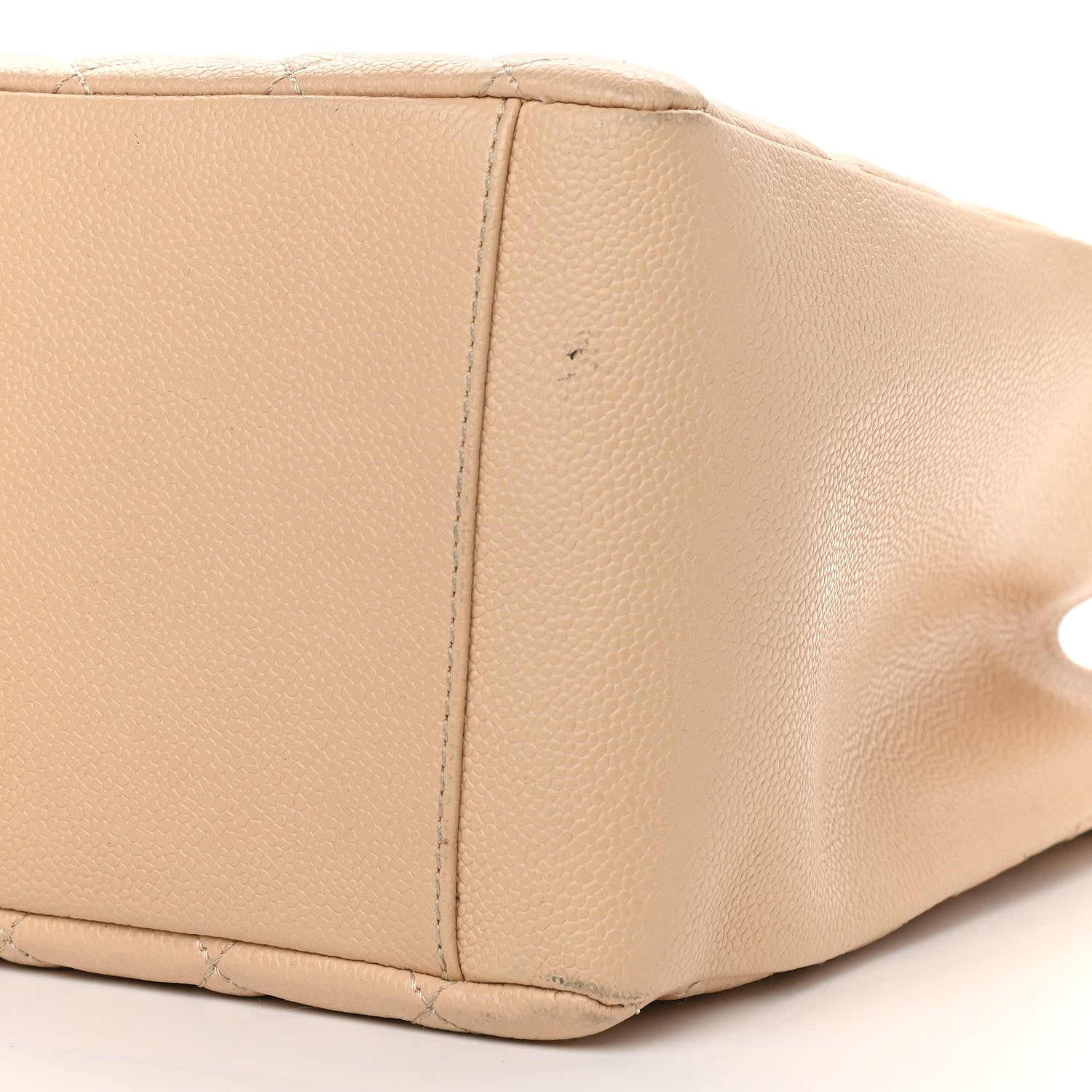 Chanel Caviar Quilted Grand Shopping Tote GST Beige Clair 10 of 12
