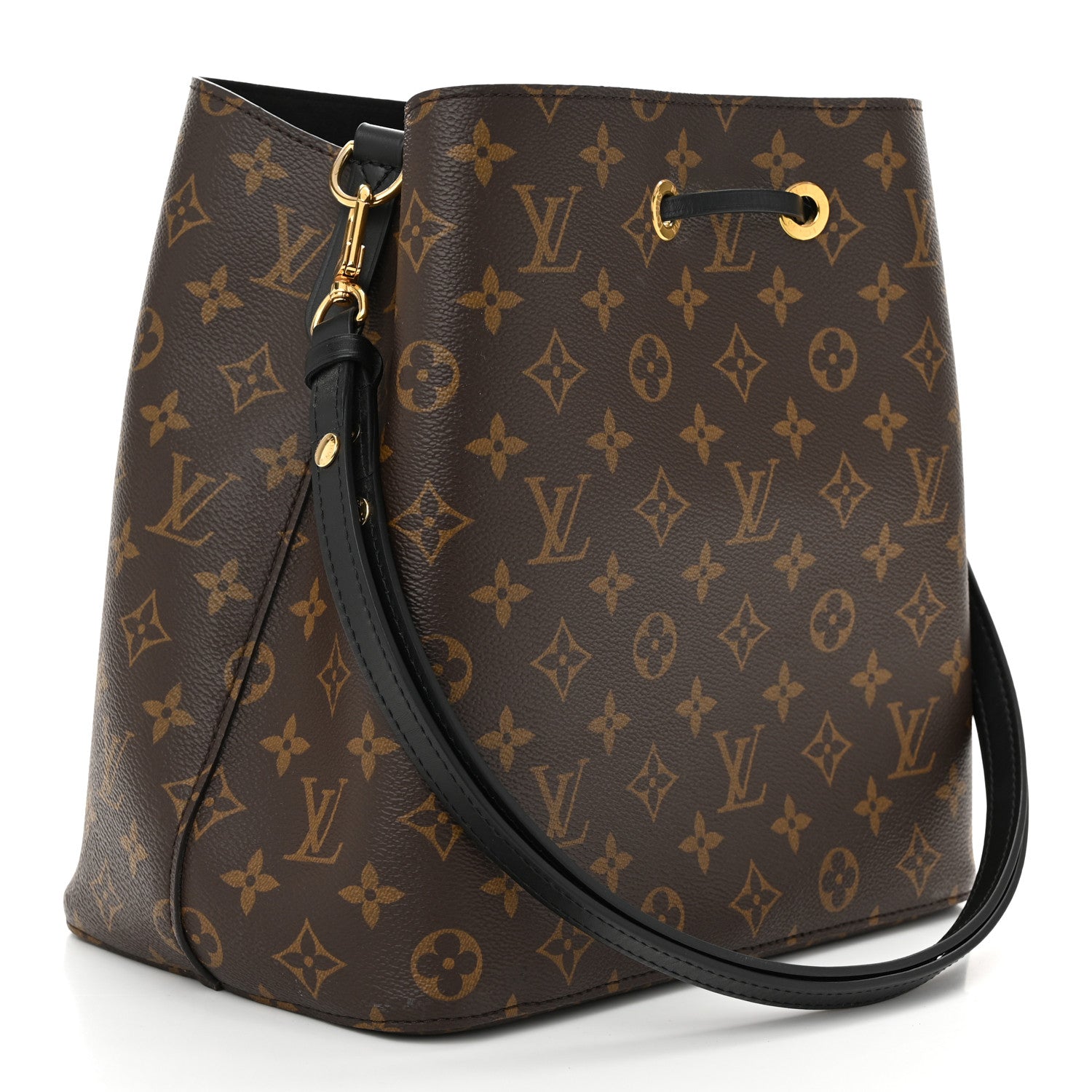 Louis Vuitton Monogram Neonoe MM Black 3 of 9