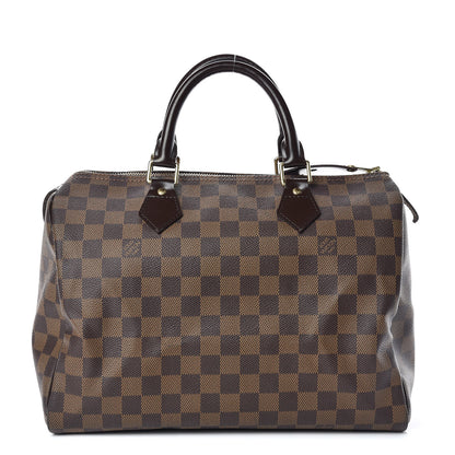 Louis Vuitton Damier Ebene Speedy 30 1 of 9