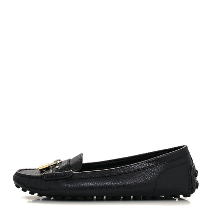 Louis Vuitton Calfskin Lock Mocassin Loafers 40 Black 1 of 7