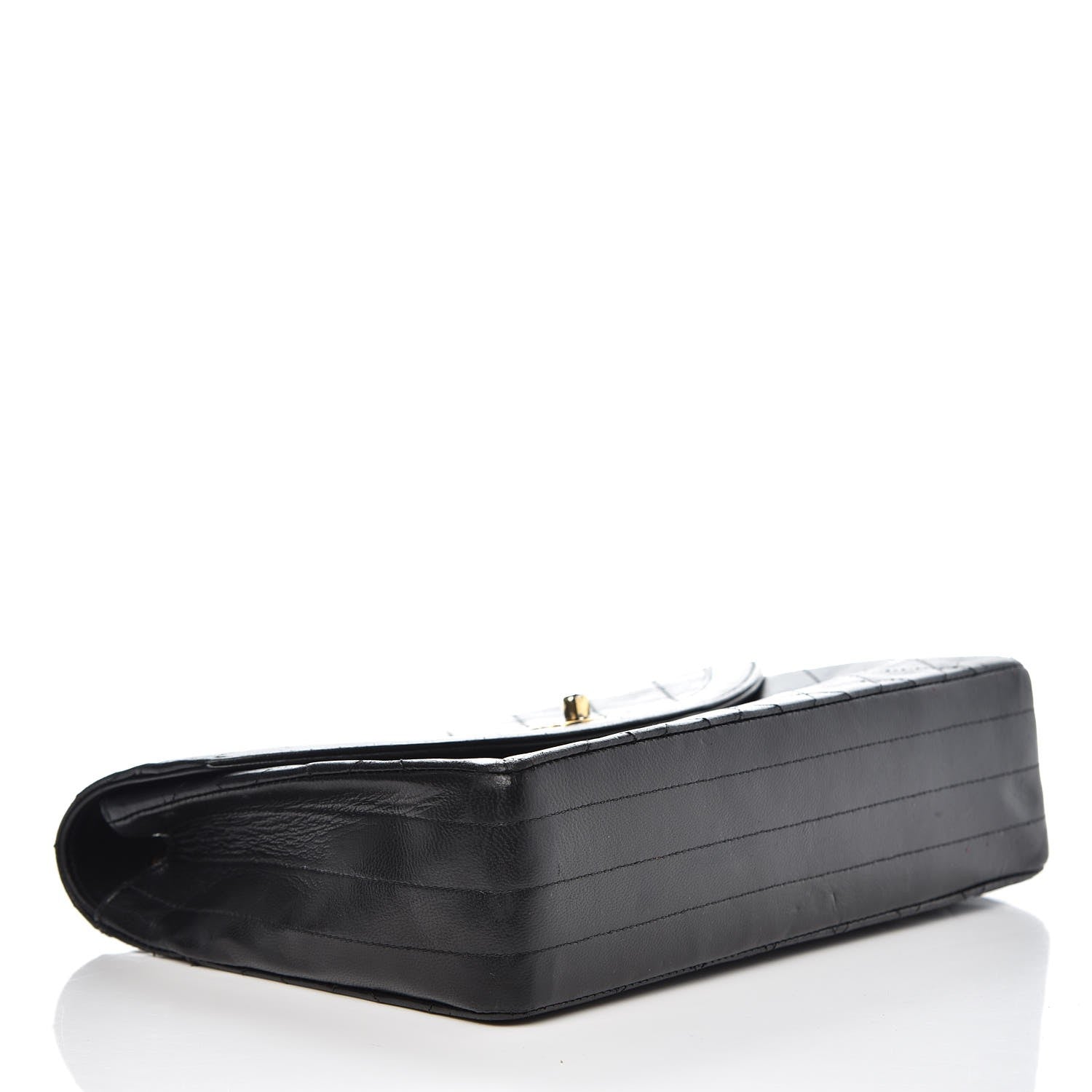 Chanel Lambskin Quilted Medium Single Flap Black 4 of 13