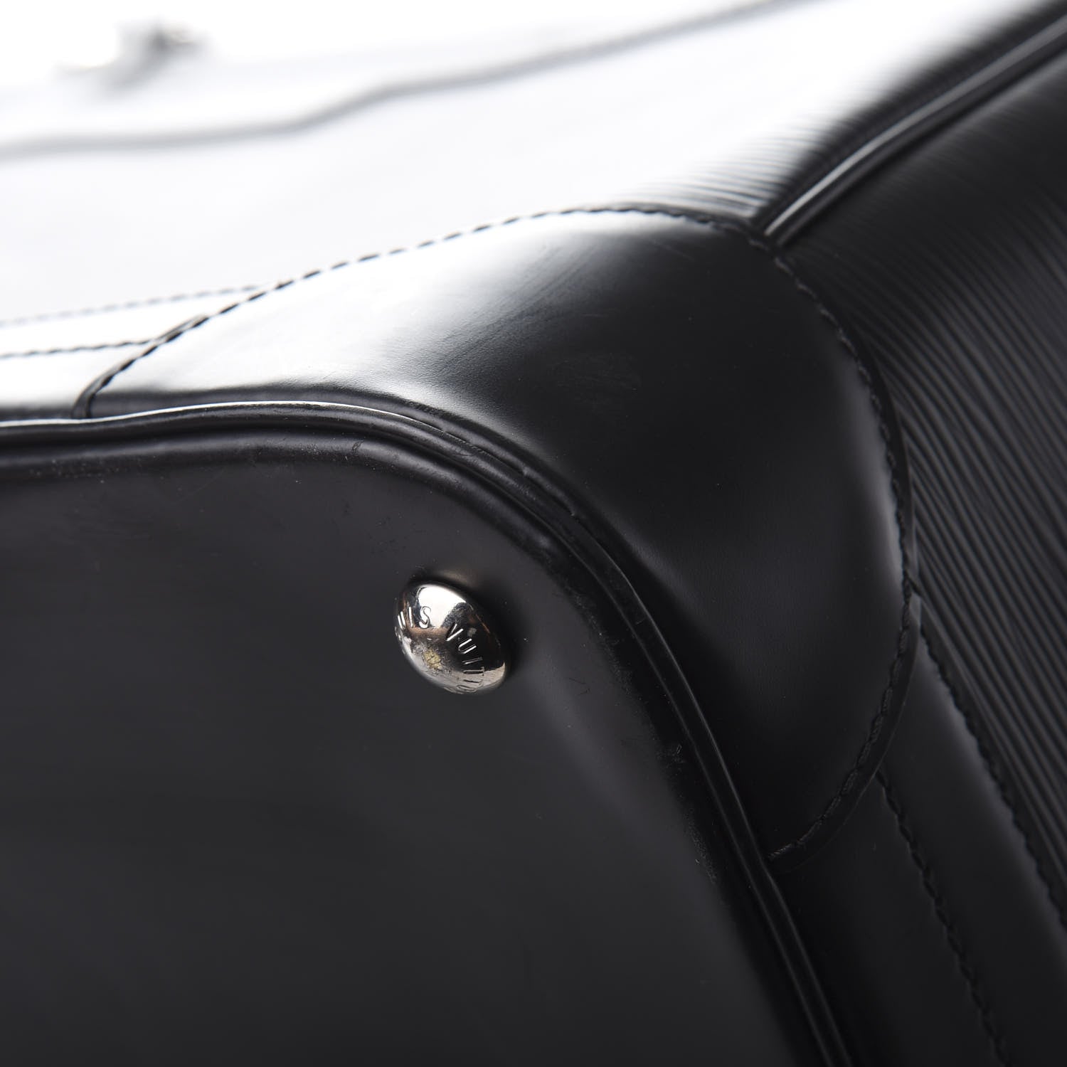 Louis Vuitton Epi Sac Bourget 50 Black 9 of 17