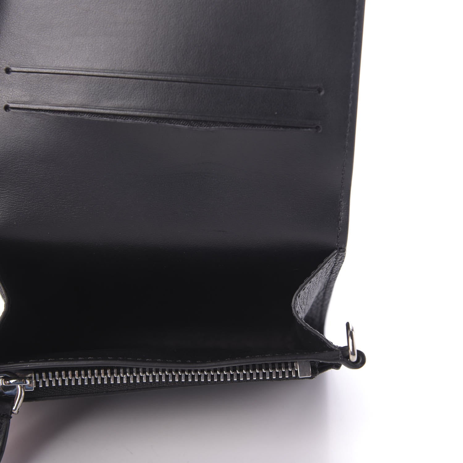 Burberry Grainy Calfskin Otis TB Wallet Black 5 of 8