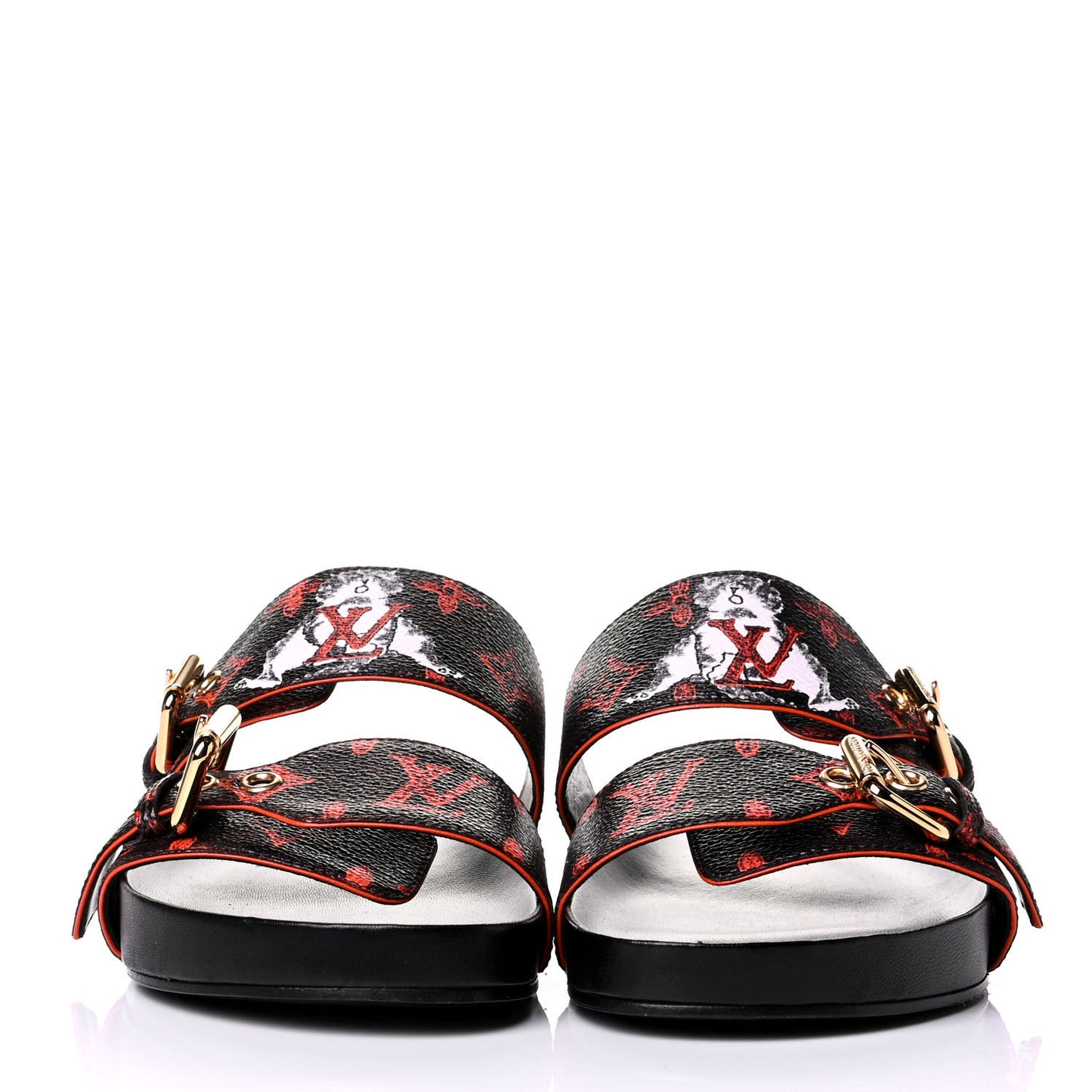 Catogram Bom Dia Flat Mule 37 Black Marron