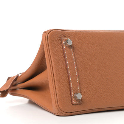 Hermes Togo Birkin 25 Gold 8 of 11