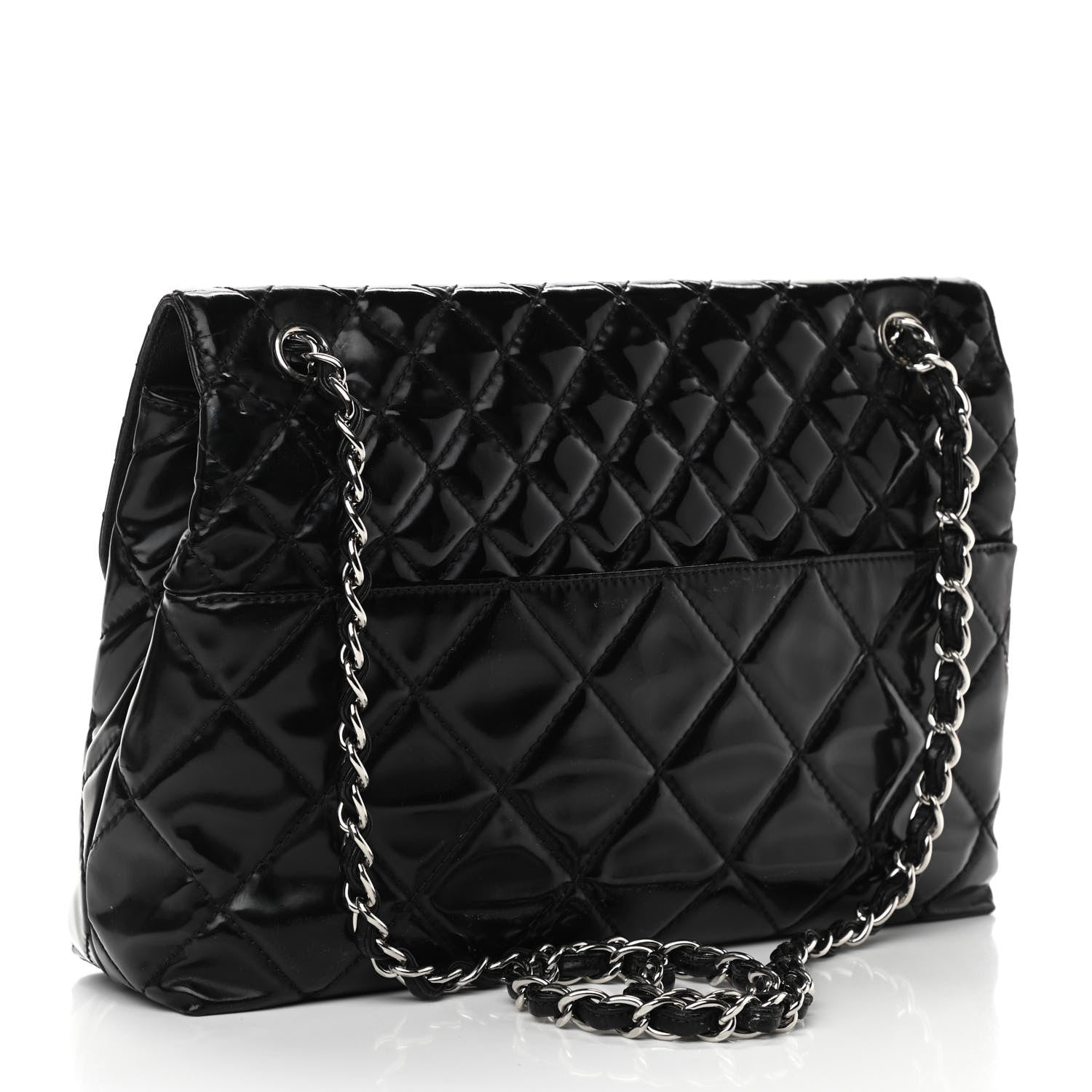 Chanel Vinyl Quilted In the Business Flap Bag Black 3 of 11