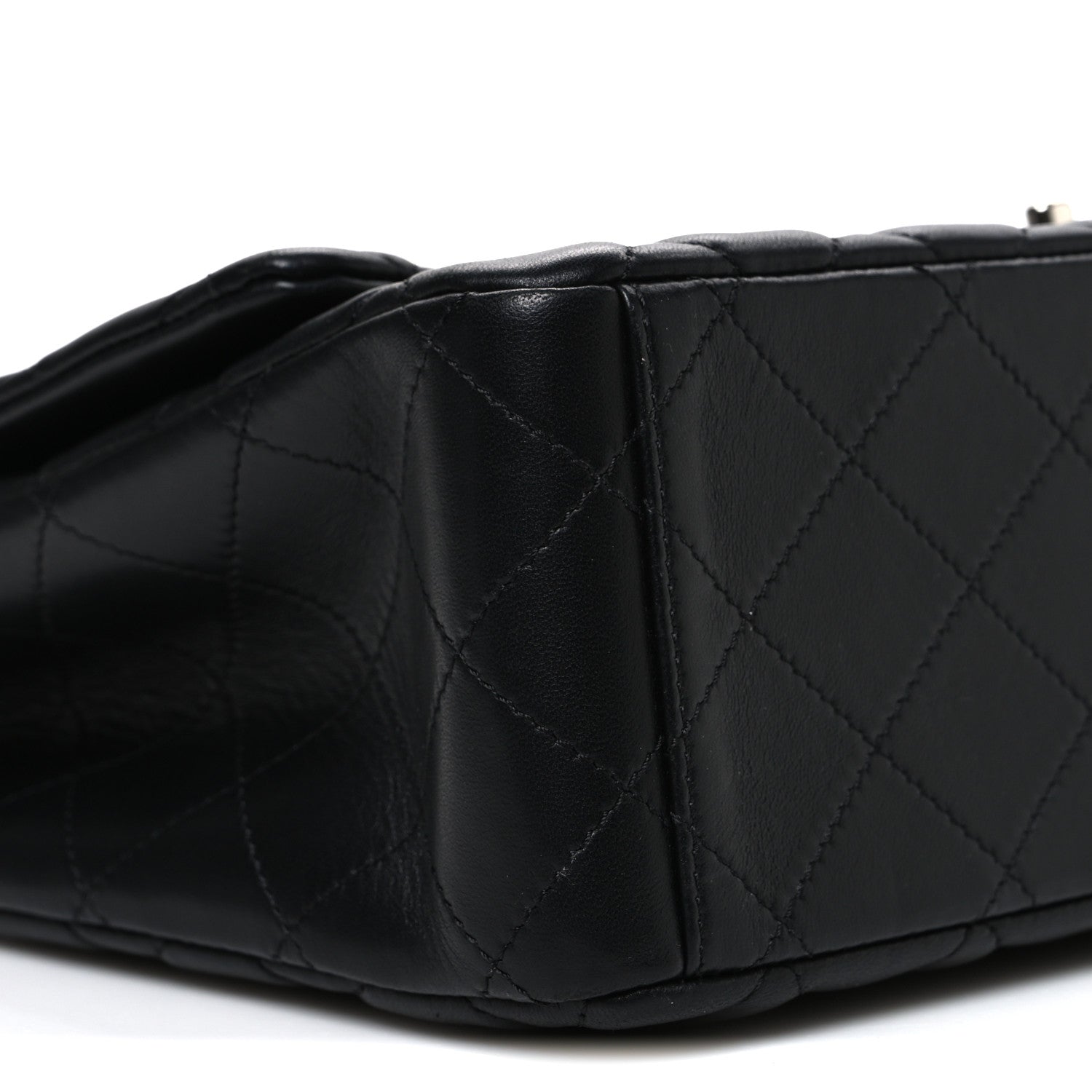 Chanel Lambskin Quilted Maxi Single Flap Black 9 of 10