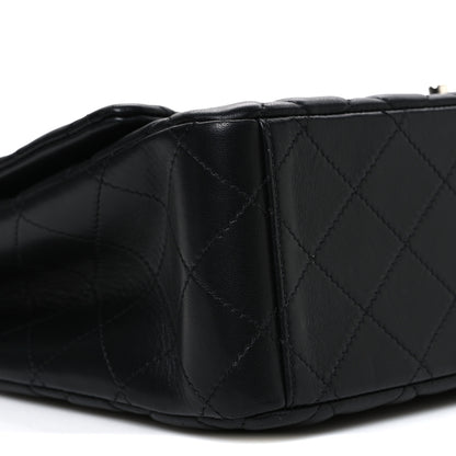 Chanel Lambskin Quilted Maxi Single Flap Black 9 of 10