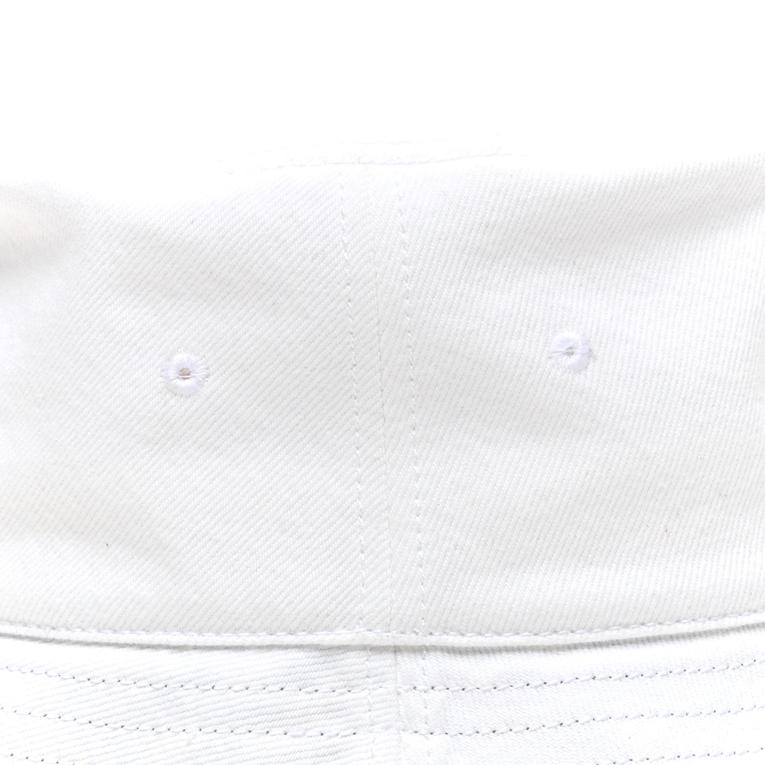 Burberry Denim Logo Bucket Hat M White 6 of 7