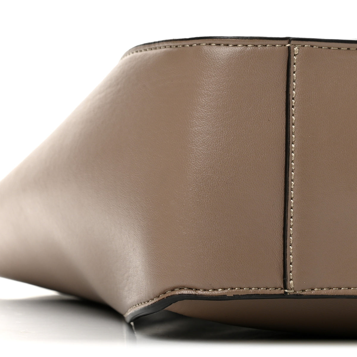 Stella McCartney Eco Alter Nappa Perforated Logo Mini Crossbody Dark Taupe 9 of 13