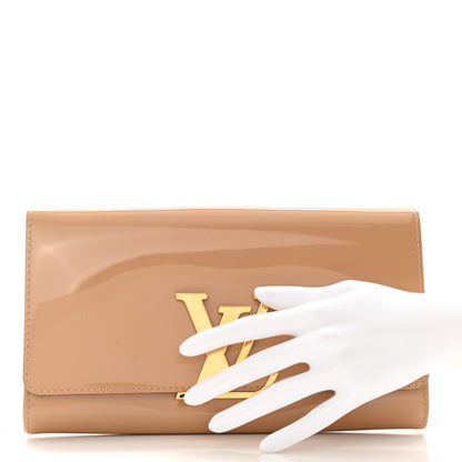 Louis Vuitton Patent Neo Sobe Louise Clutch Nude 2 of 9