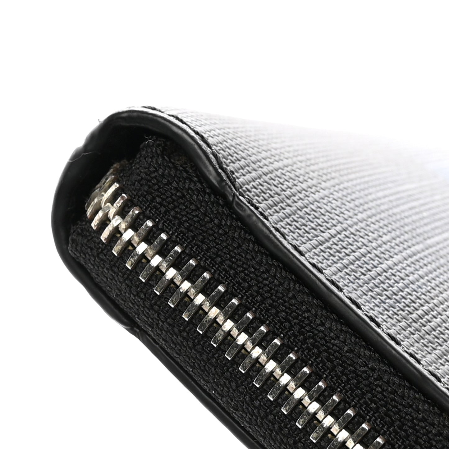 Grainy Calfskin Document Case Navy Black