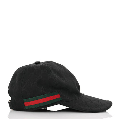 Gucci Monogram Web Baseball Hat M Black 6 of 12