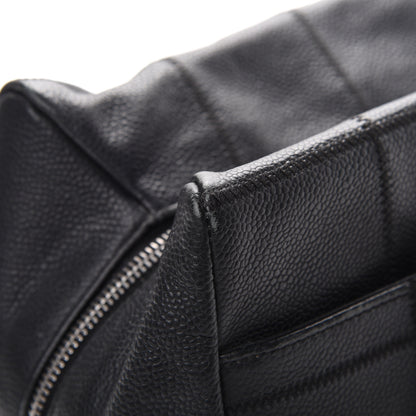 Chanel Caviar Square Stitched Bowler Black 12 of 15