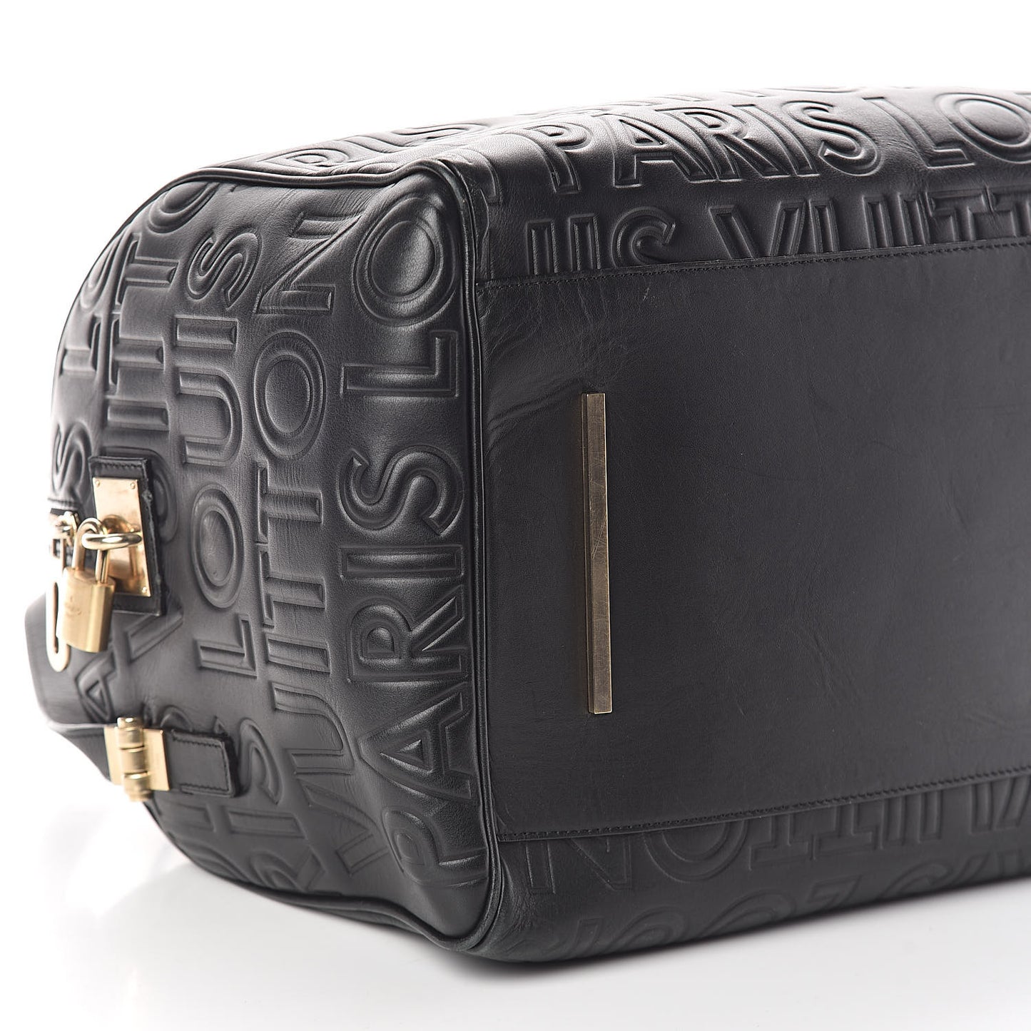 Calfskin Embossed Speedy Cube 30 Black