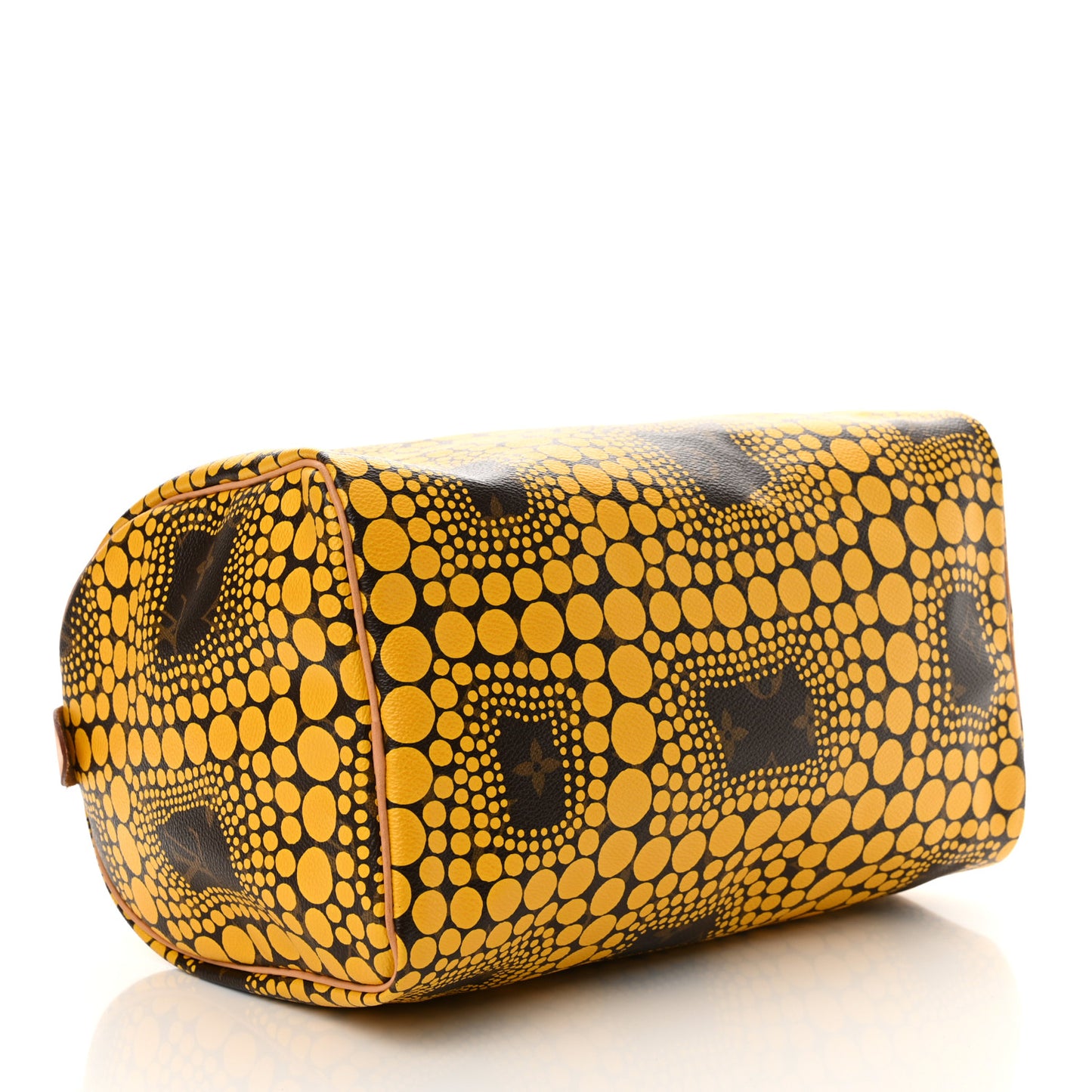 Monogram Kusama Town Speedy 30 Yellow