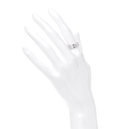 Hermes 18K White Gold Diamond PM H D'Ancre Ring 53 6.5 2 of 4
