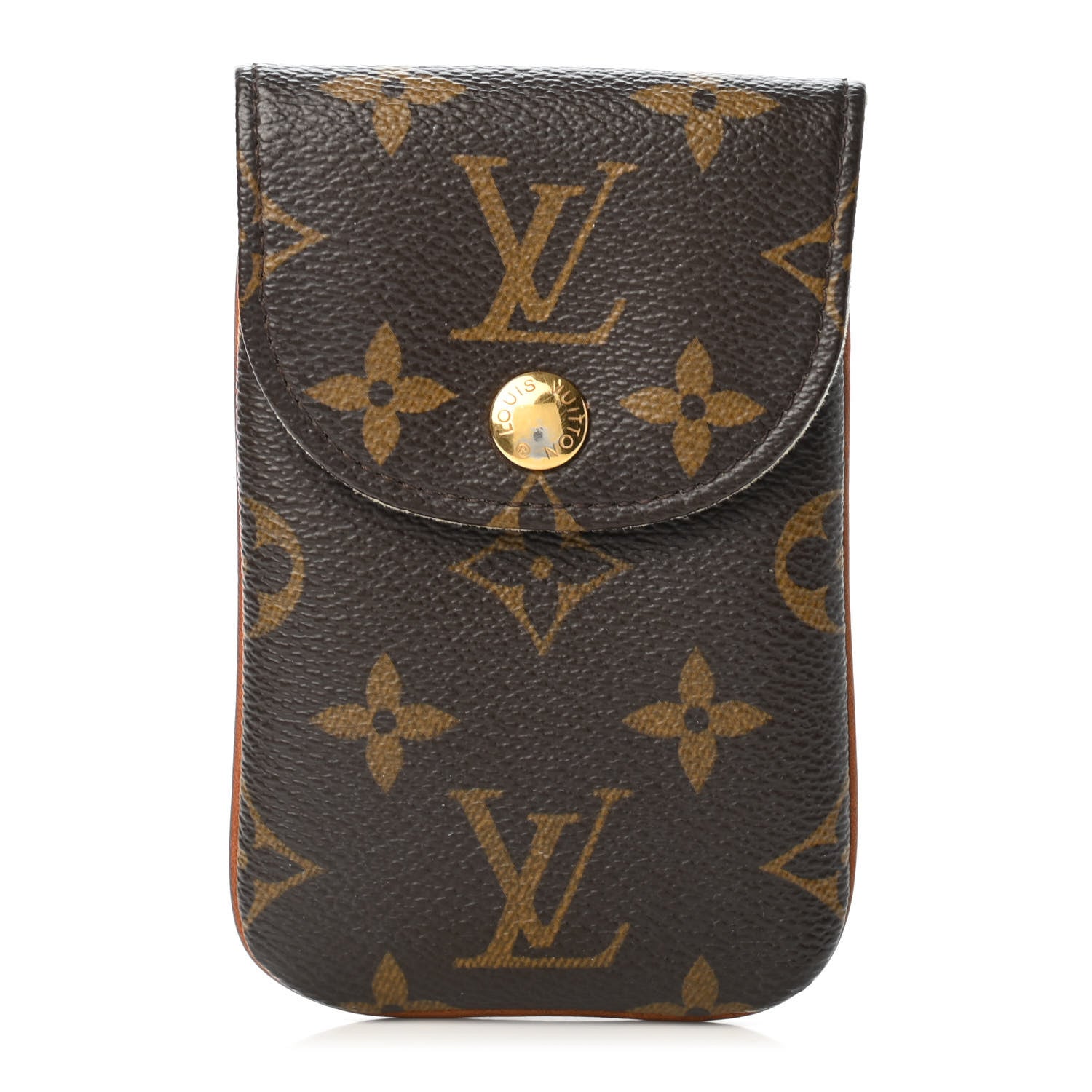 Louis Vuitton Monogram Cell Phone Case w/ Chain 1 of 5