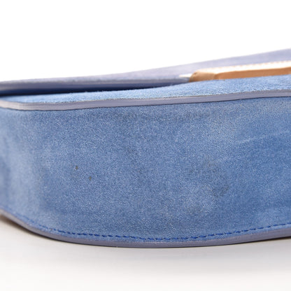 Celine Suede Small Trotteur Porcelain 7 of 8