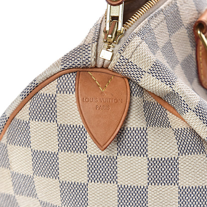 Louis Vuitton Damier Azur Speedy 30 6 of 16