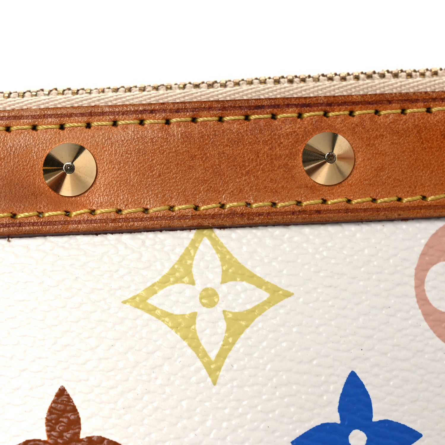 Louis Vuitton Monogram Multicolor Pochette Accessories White 11 of 14