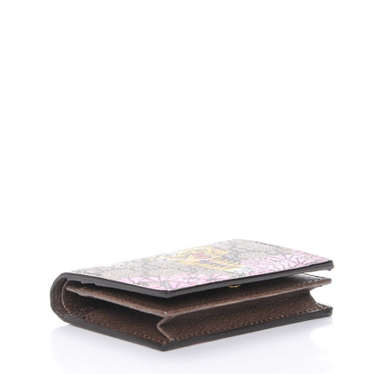 Gucci GG Supreme Monogram Bengal Card Case Beige Pink 4 of 8