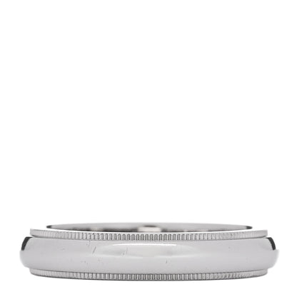 Tiffany Platinum 4mm Together Milgrain Wedding Band Ring  59 8.75 3 of 4