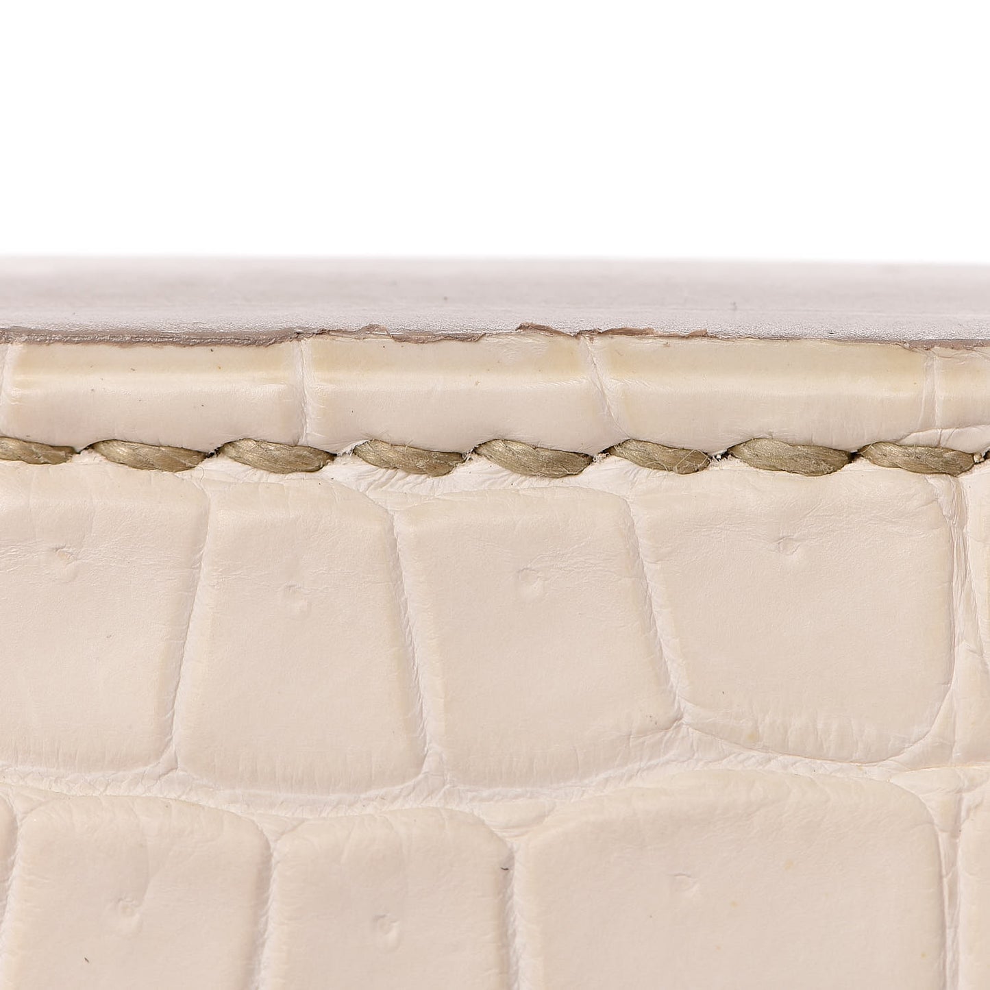 Matte Niloticus Crocodile Himalaya Birkin 30 Blanc