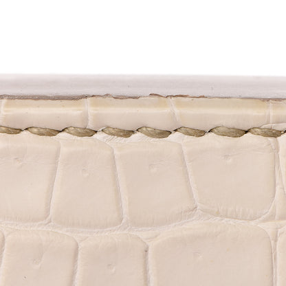 Hermes Matte Niloticus Crocodile Himalaya Birkin 30 Blanc 16 of 56