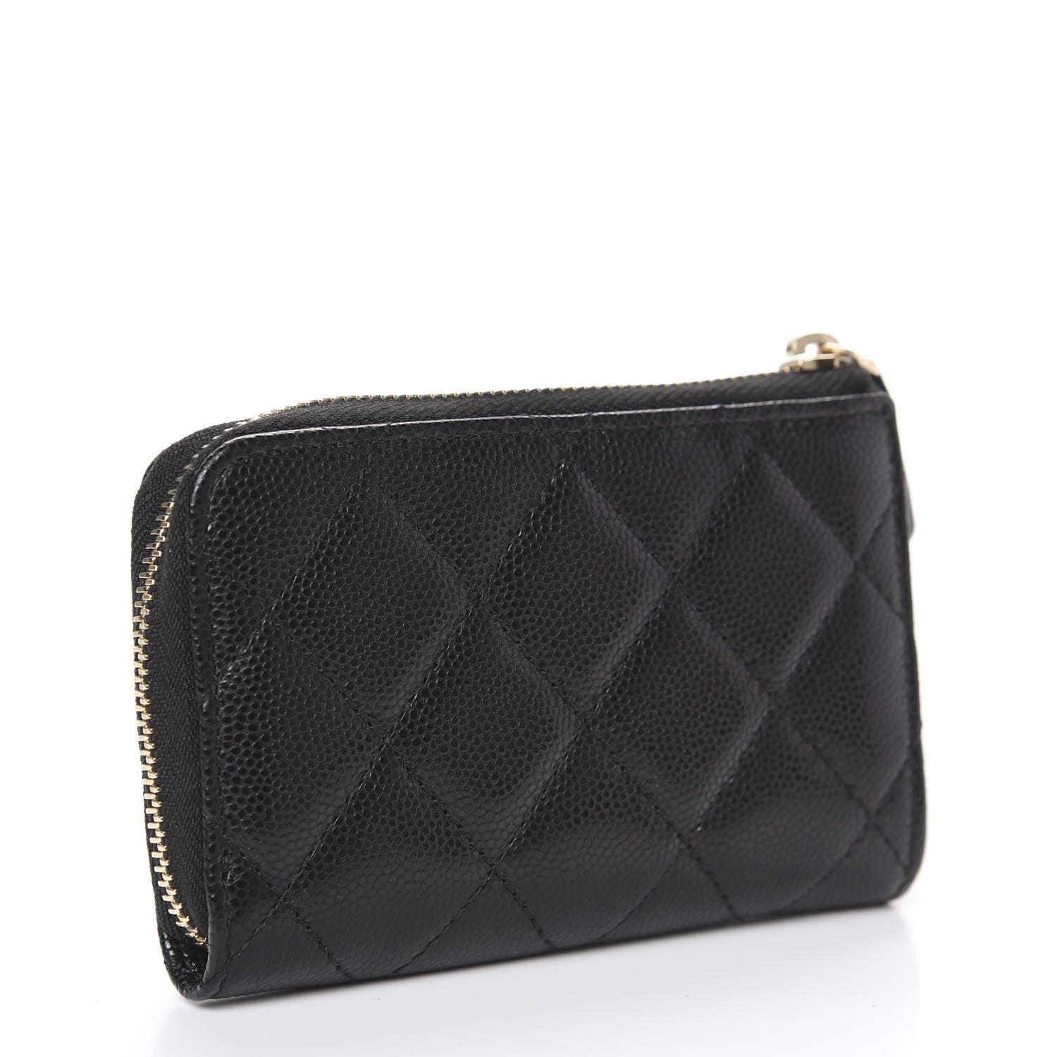 Chanel Caviar Quilted Key Holder Case Black 2 of 7