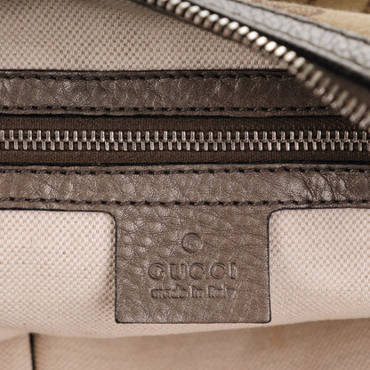 Gucci Monogram Medium Techno Horsebit Hobo Pewter 6 of 7