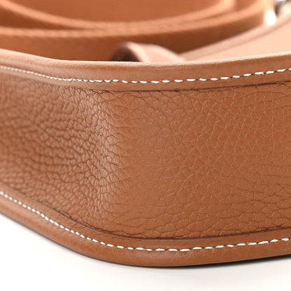 Hermes Taurillon Clemence Evelyne TPM Gold 8 of 9